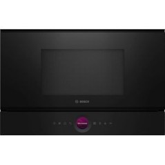 Bosch Serie 8 Built-In Microwave 900W 21L in Black – Powerful Cooking & Elegant Design